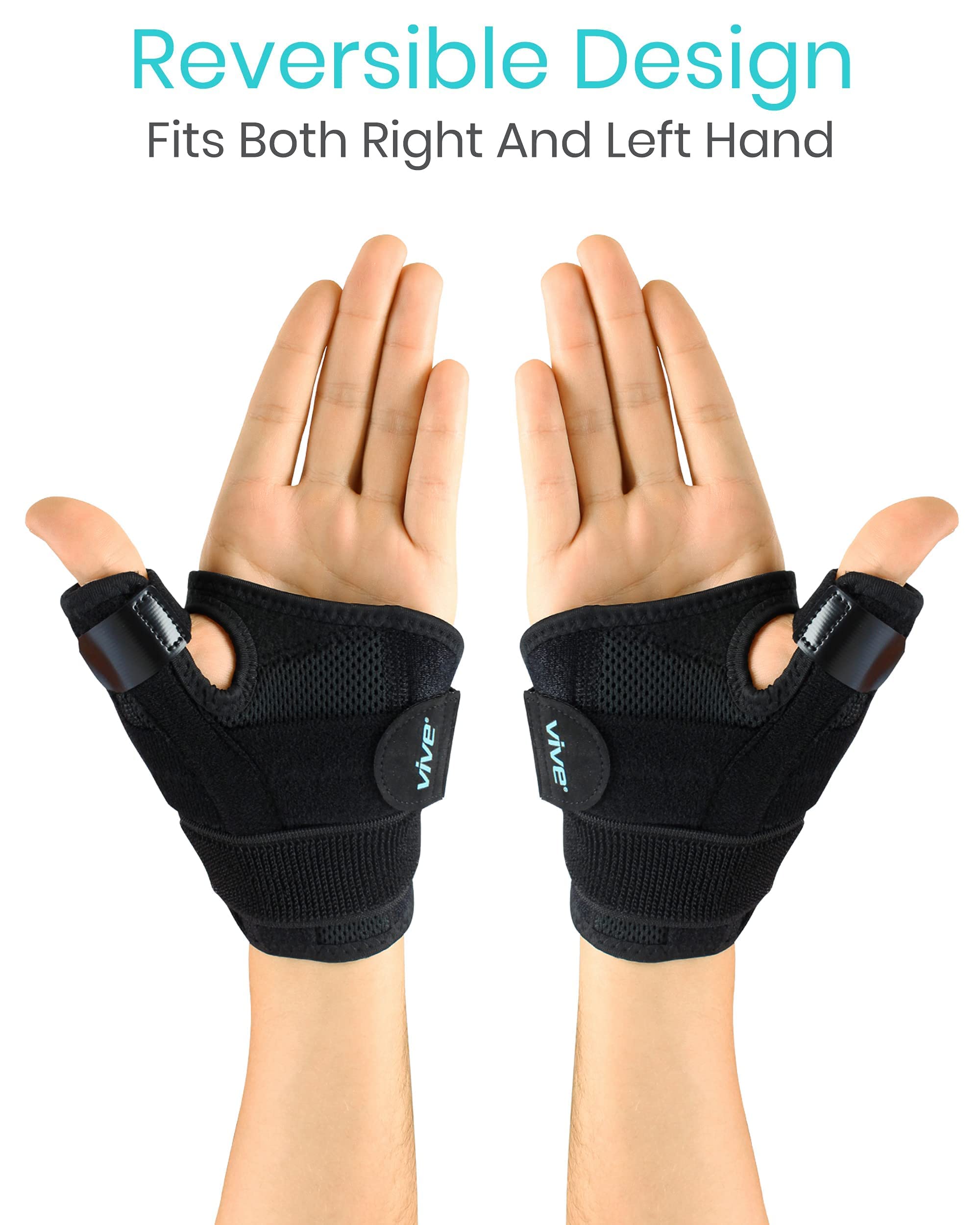 Vive Arthritis Thumb Splint Spica Support Brace for Right and Left