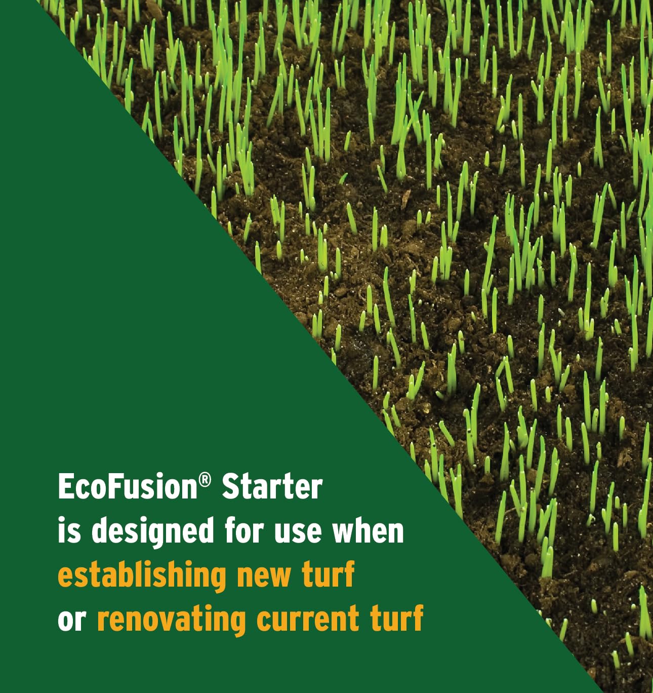 The Andersons Professional Ecofusion™ Starter 16-21-4 Biosolid Fertilizer with Iron and Micronutrients 18 lb. Bag - Covers up to 5,000 sqft.