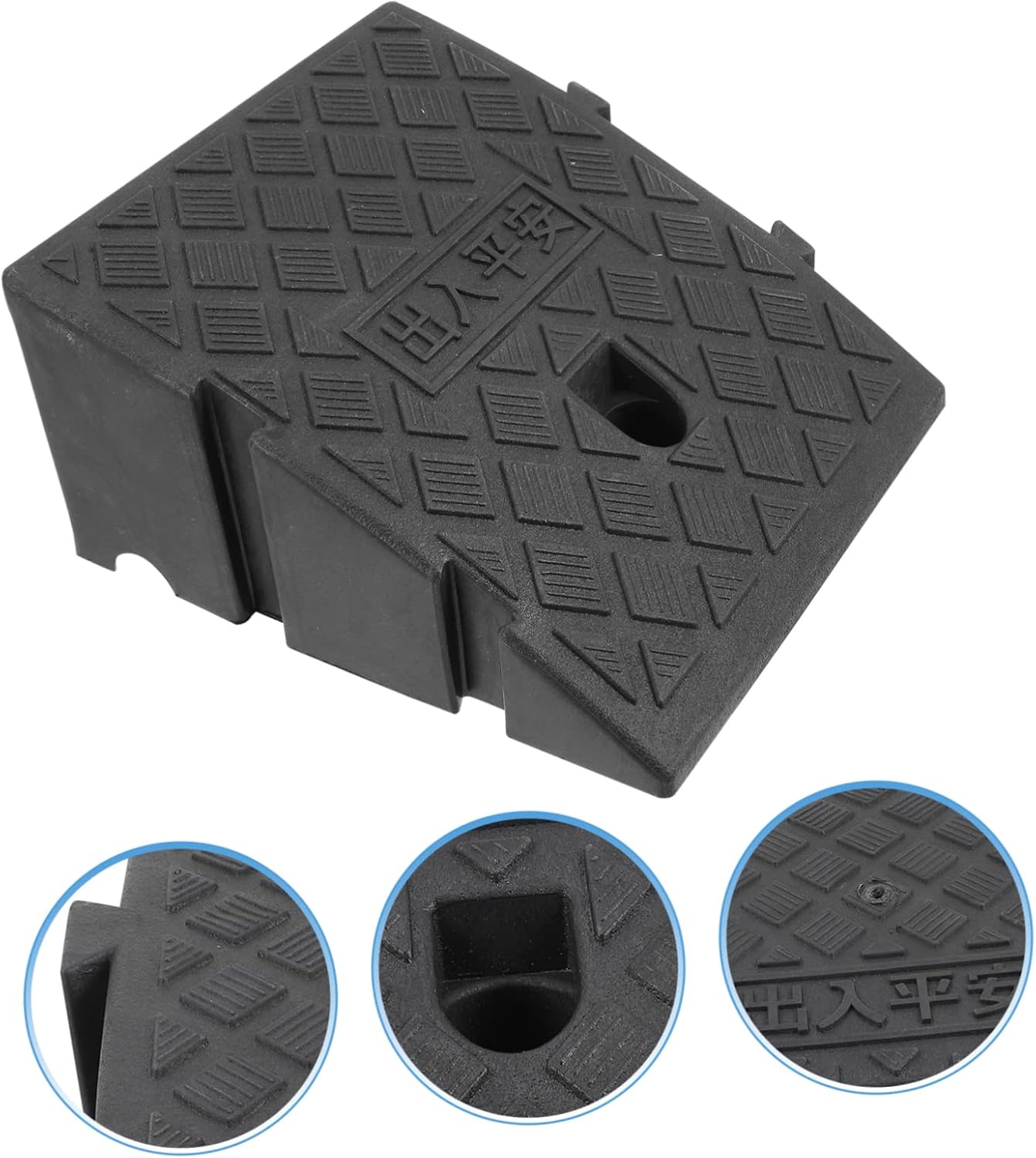 Car Use Plastic Ramp Mat Outdoor Durable Climbing Cushion Slip Flexible Slope Pad for Cars Motorcycles with High Compressive Resistance and Abrasion Resistance