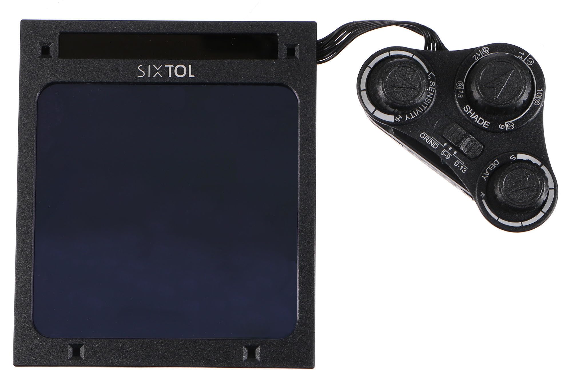 Filtre auto-obscurcissant à double plage DIN 5-9 et 9-13 pour masque de soudure