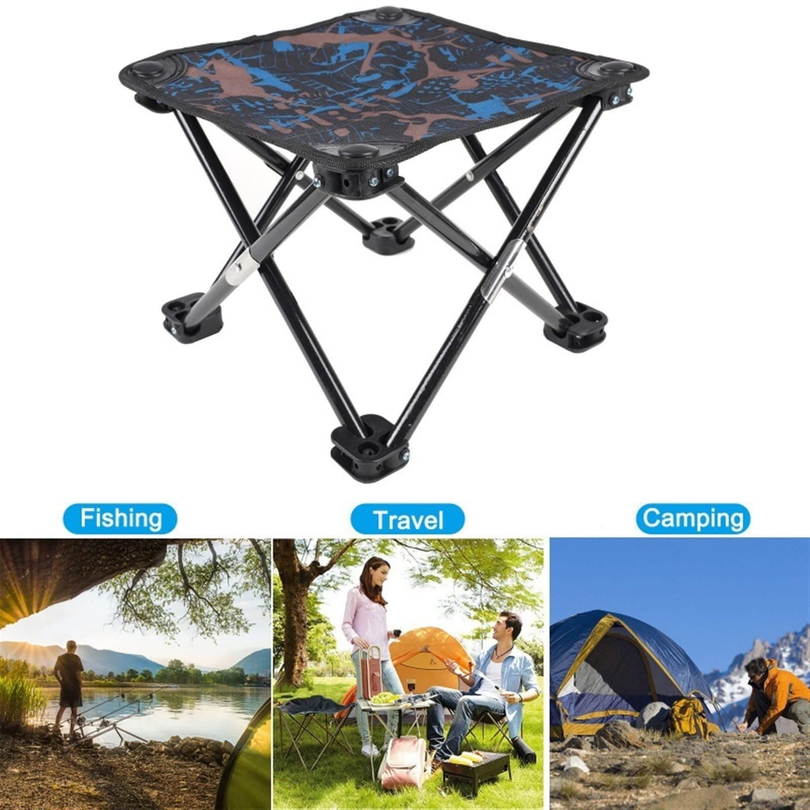 Sgabello da campeggio Sedia da pesca sedia da campeggio pieghevole ultraleggera sedia da escursionismo for esterni sedia da pesca sedia da viaggio sedia da spiaggia pieghevole sedia da barbecue portan