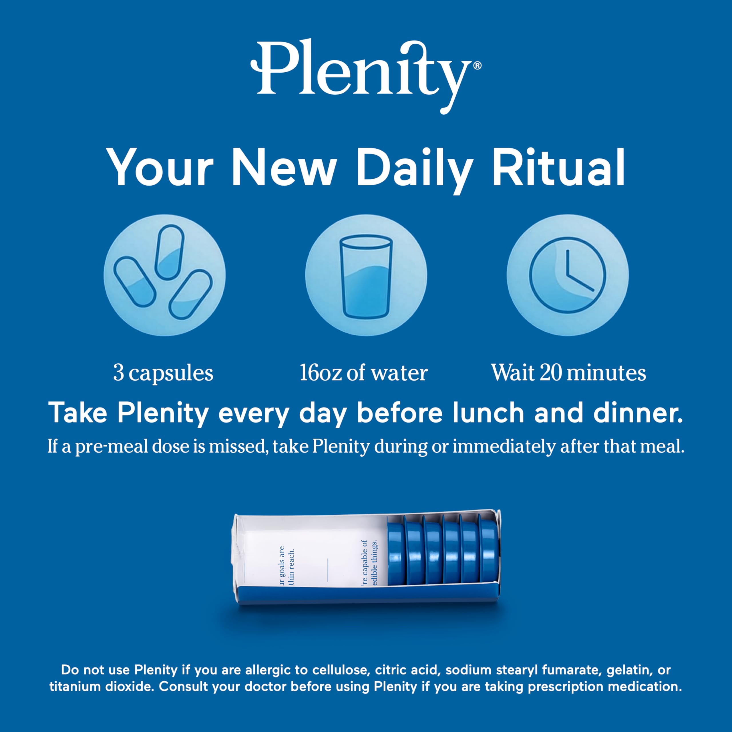 Plenity FDA-Cleared Weight Management Support Capsules – 2 Month Supply – Clinically Proven, Plant-Based Hydrogel for Feeling Fuller, Controlling Portions, and Weight Management (2-Month) — Amazon image 5