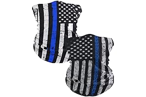 2Pcs Face Scarf Magic Tube Bandanas Headwear Neck Gaiter Balaclava