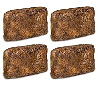 Vista 10 de Jabón negro africano crudo de 4 oz. Barra para acné y manchas oscuras, todo tipo de piel, cara, cuerpo y cabello, de Ghana, antienvejecimiento, uso