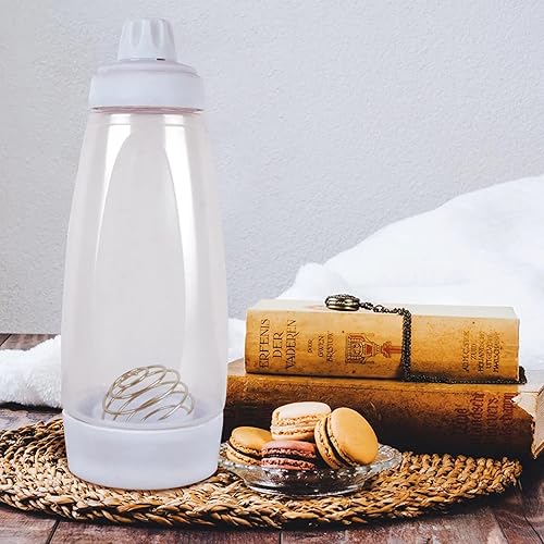 Miniatura 6 de Dispensador de masa para panqueques, dispensador de mezcla para panqueques con bola batidora y base de soporte, mezclador de masa para panqueques