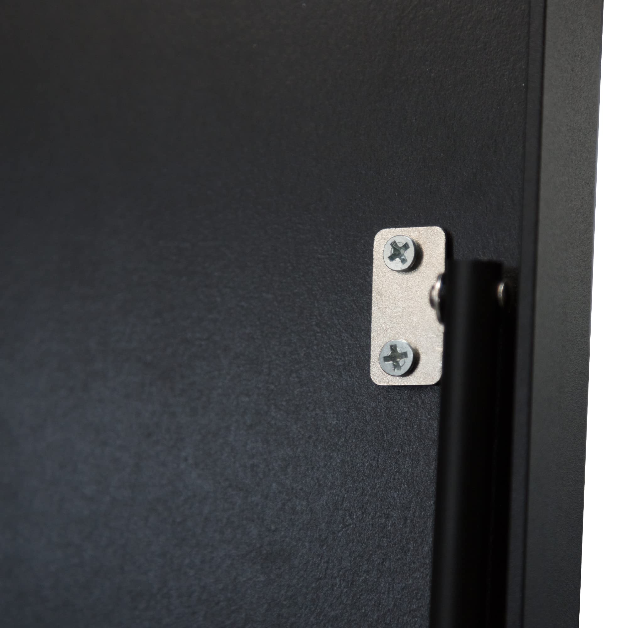 [en.casa] Specchio da Terra 160 x 40 cm Specchio da Appoggio a Figura Intera, Cornice in Alluminio - Nero