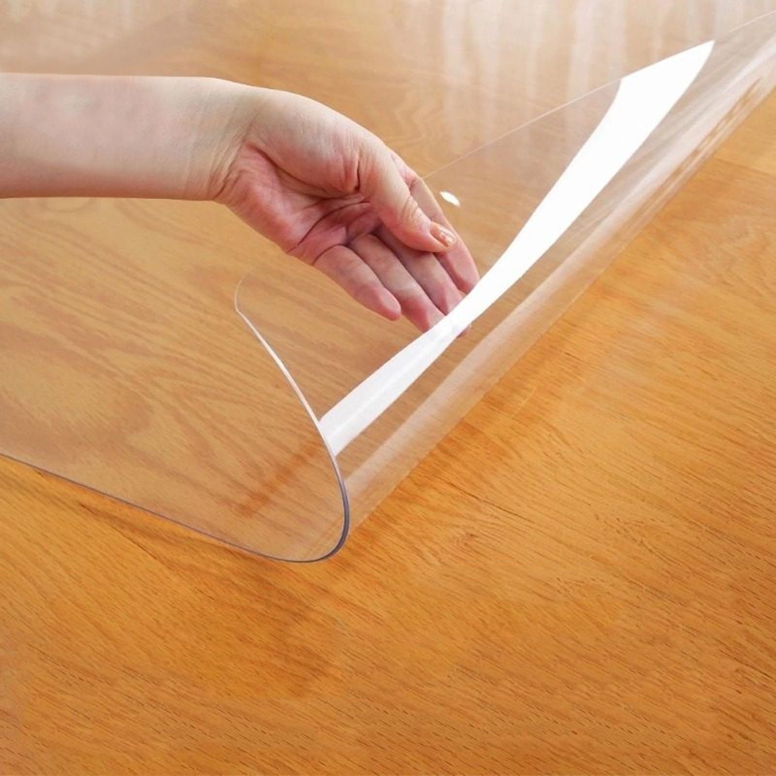 Sottomano Da Scrivania Trasparente, Tappetino Trasparente Non Ingiallisce Né Si Arriccia Ai Bordi, Tappetino Protettivo Per Pavimenti Duri Per Cucina Corridoio, Diverse Dimensioni(120x180cm)