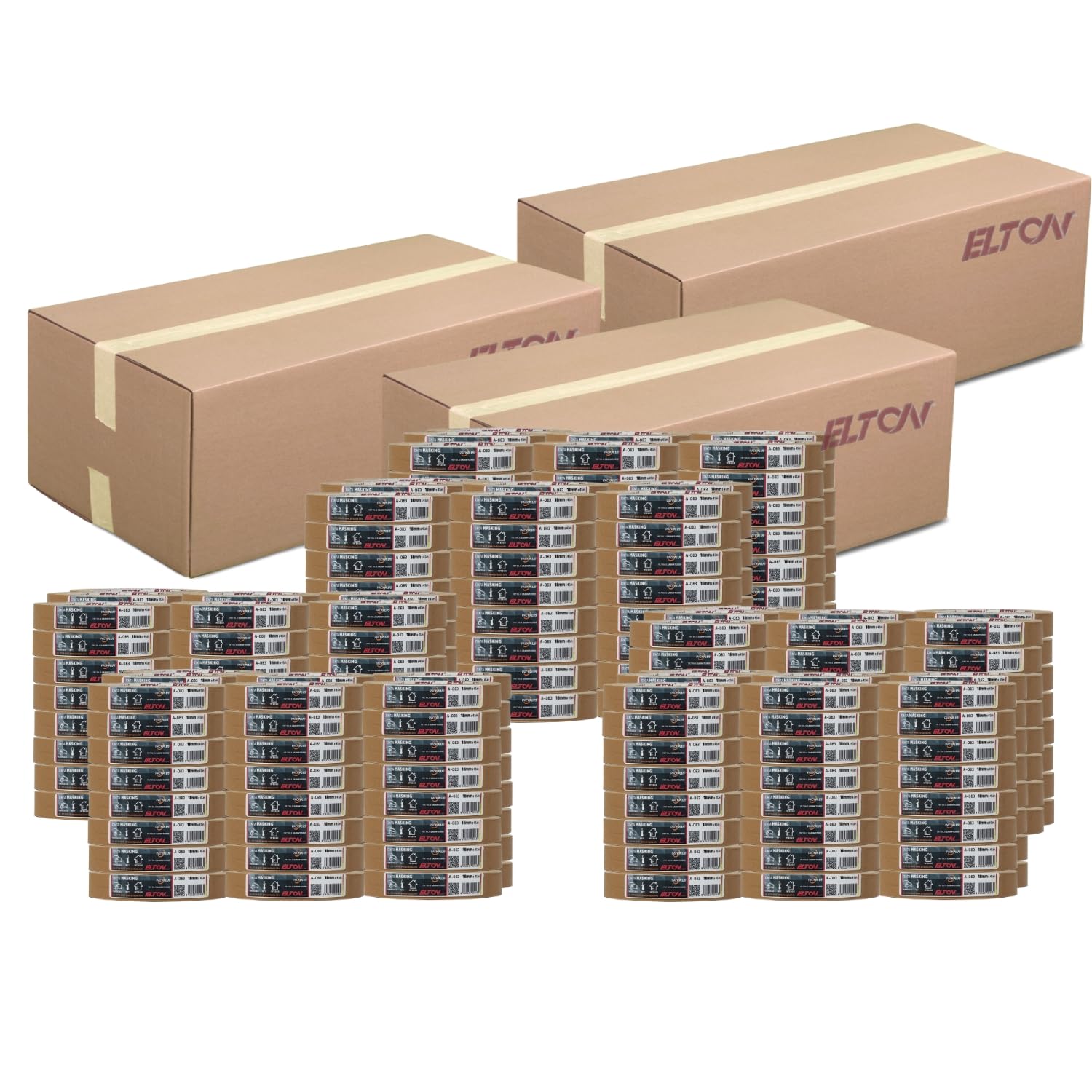 ELTON 288 X Rollos Cinta Carrocero Car 90º A-083 18 Mm X 45 Mts