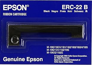 Epson ERC 22B, Print ribbon, 1 x Black, Genuine