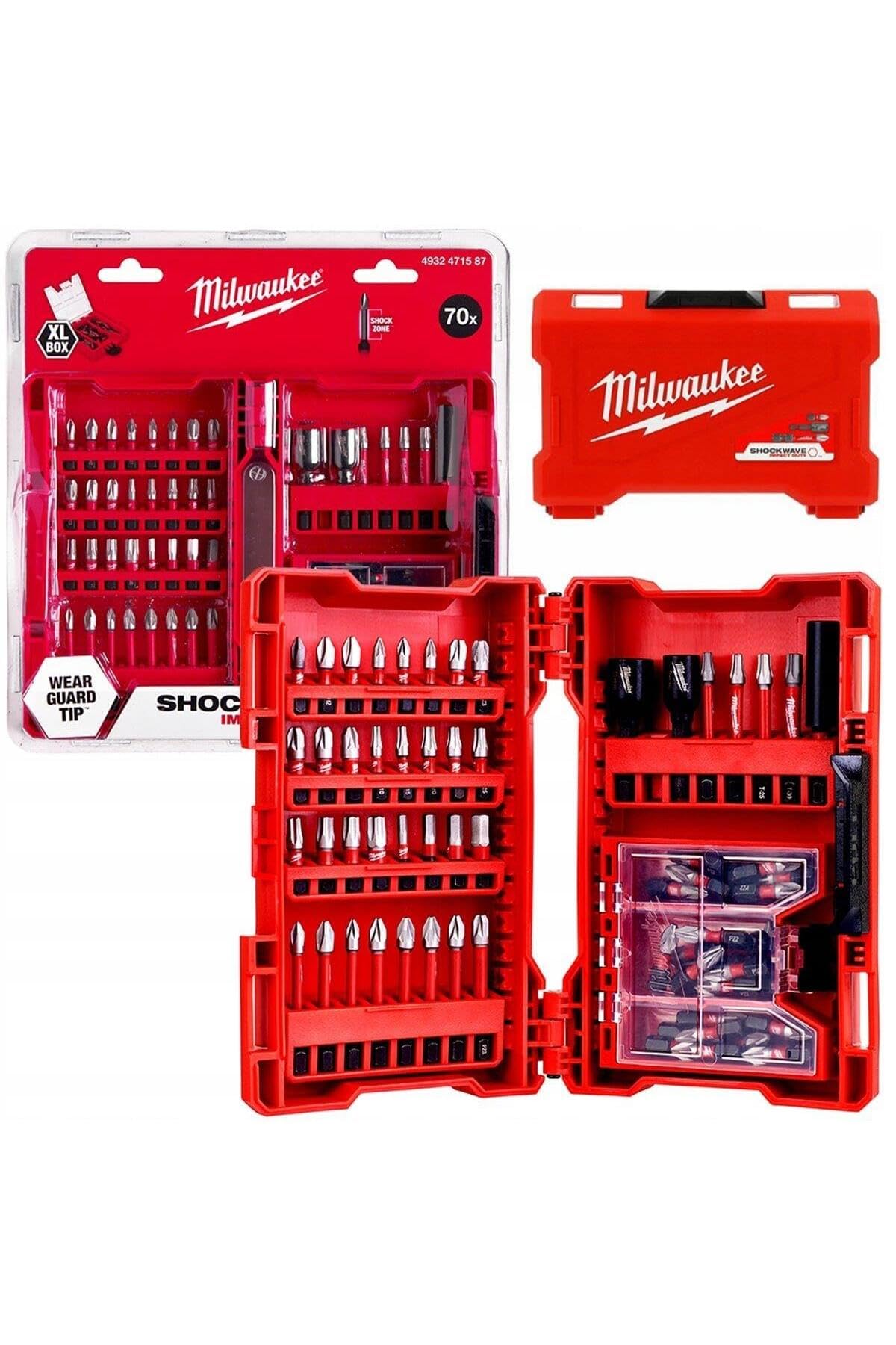 Milwaukee T4932492007 Shock Wave Bits Uç Seti 70 Parça