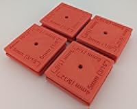 Generic Magnetic Hold Down for Laser Engravers, Compatible with Omtech, Glowforge, Xtool, Thunder, Nova, Atomstack (Red)