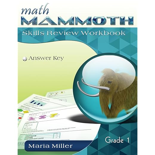 Math Mammoth Grade 1 Skills Review Workbook Answer Key