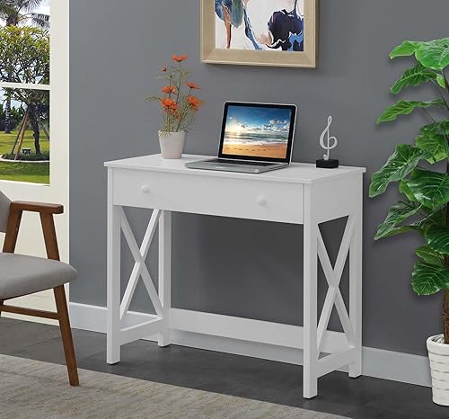 Miniatura 2 de Convenience Concepts Escritorio Oxford, 36 pulgadas, blanco