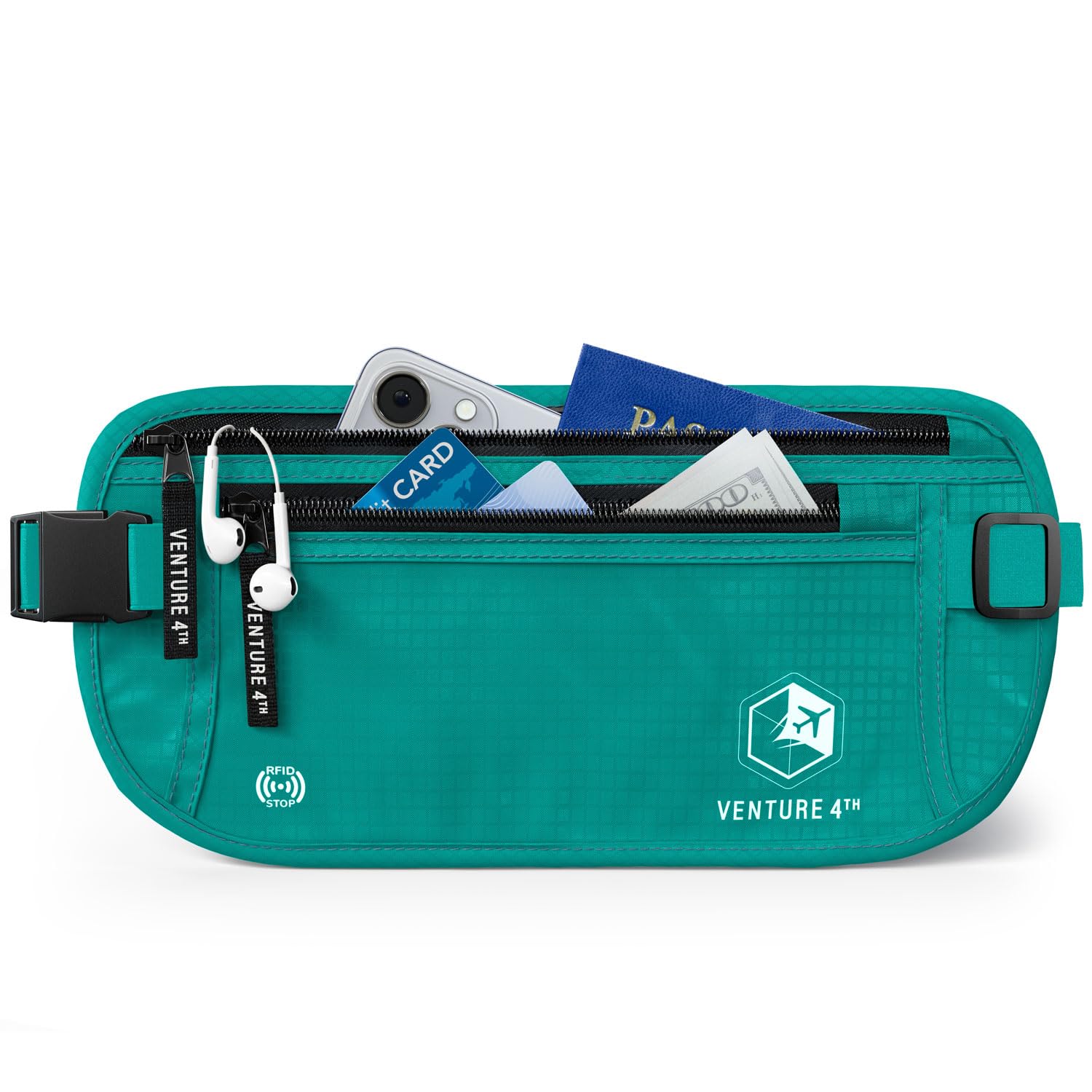 VENTURE 4TH Travel Money Belt - RFID Blocking