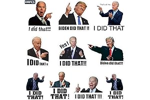 100 pcs Funny I Did That Joe Biden Stickers