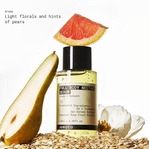 Miniatura 4 de JUNO & Co. Suero de néctar de cuerpo completo, loción nutritiva e hidratante con extracto natural, 4.4 fl oz4.39 fl oz
