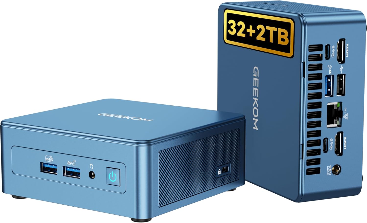 IT13 Mini PC, Intel i9-13900H(5.4GHz), 32GB RAM 2TB NVMe SSD | Windows 11, 8K Quad Display, WiFi 6E, SD Card Reader, Intel NUC13 Replacement Desktop Computers
