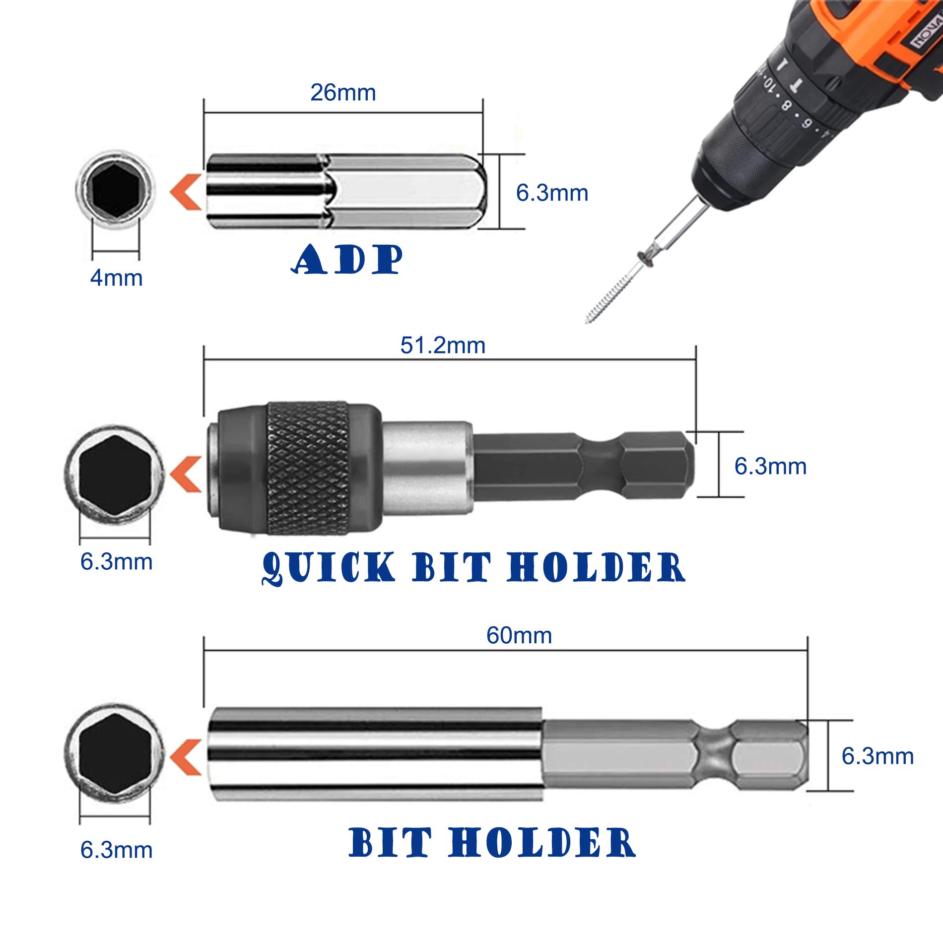 33 Pieces Screw Extractor Set, Stripped Screw Extractor and Remover