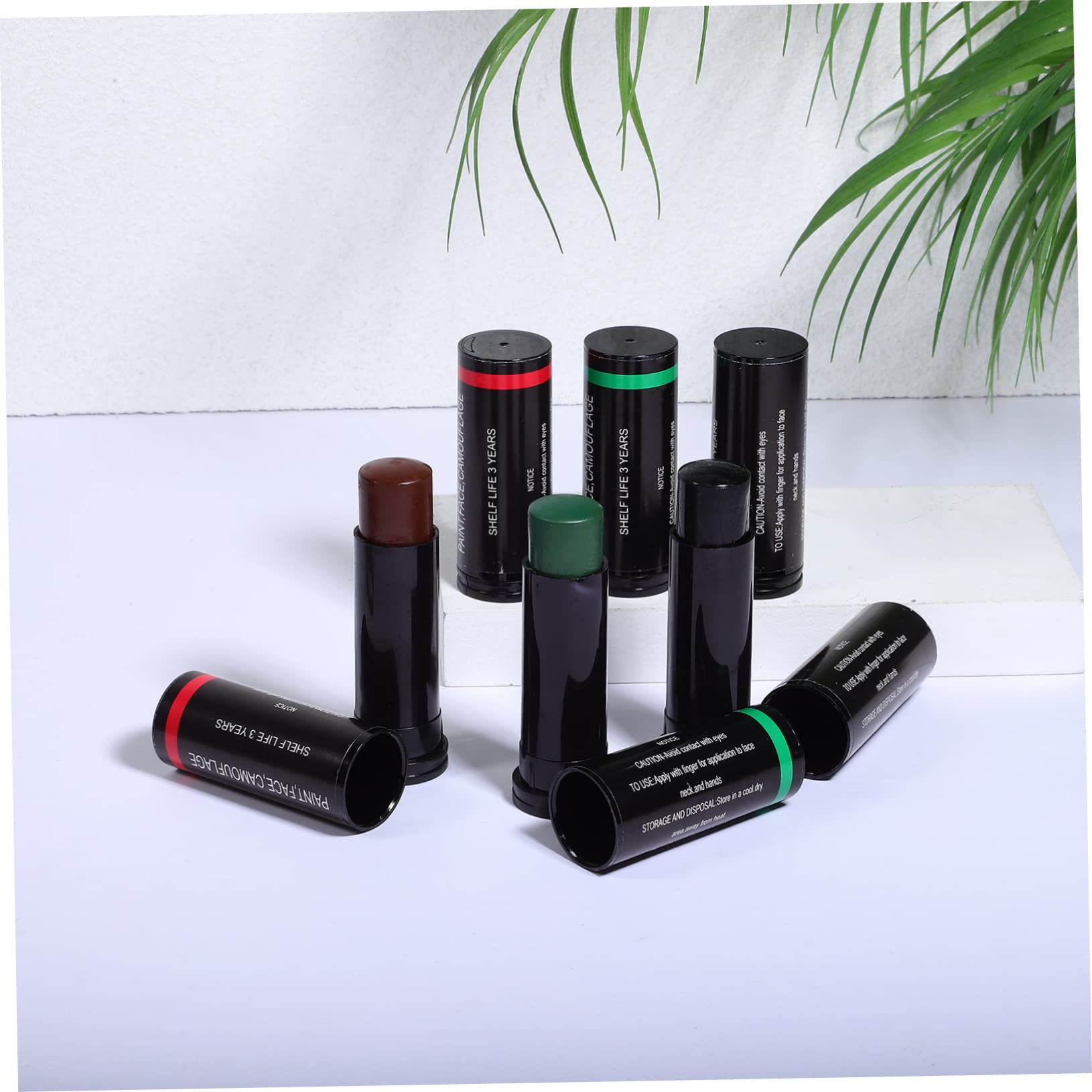 ARTSEWPLY 6Pcs Eye Black Sticks for Sports Makeup Face Paint for Football Baseball and Softball Easy to Apply and Remove for Athletes and Outdoor Events