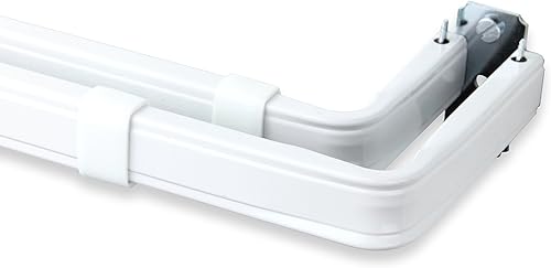 Miniatura 4 de Barra de cortina de doble ventana de bahía