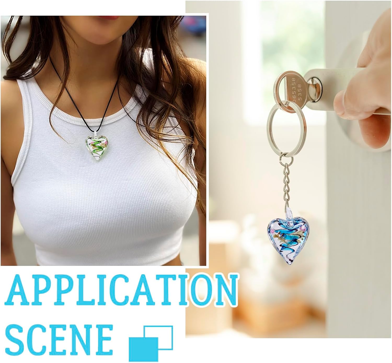 Craftdady Lampwork Glass Pendants 3D Crystal Butterfly Cat Teardrop Heart Fish Parrot Playing Card Charms for DIY Bracelets Earrings Jewelry Making