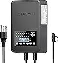 SUNVIE 300W Low Voltage Landscape Transformer with 2 Independent Control Output Landscape Lighting Transformer with Timer and Photocell Sensor 120V AC to 12/14V AC Weatherproof Low Voltage Transformer