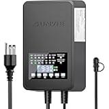SUNVIE 300W Low Voltage Landscape Transformer with 2 Independent Control Output Landscape Lighting Transformer with Timer and Photocell Sensor 120V AC to 12/14V AC Weatherproof Low Voltage Transformer