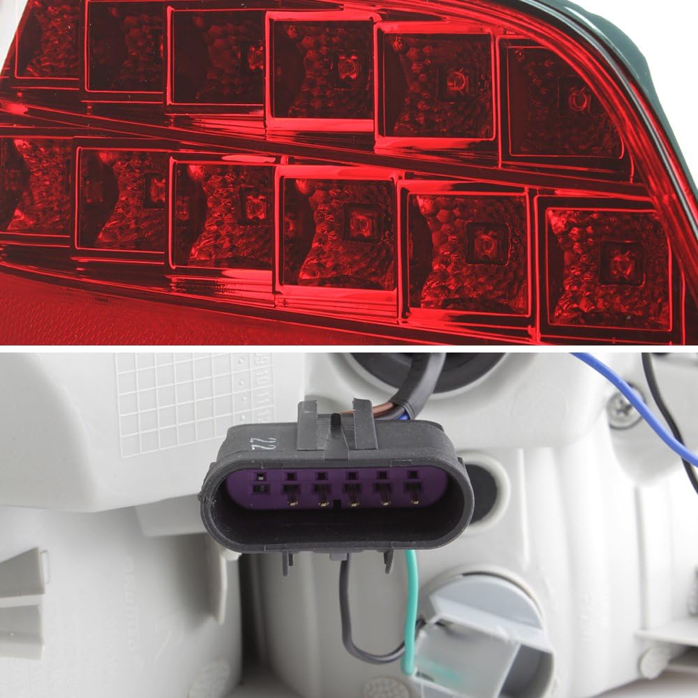 AKKON - For Buick LaCrosse LED Tail Light Brak Lamp Driver Left + Passenger Right Pair Set
