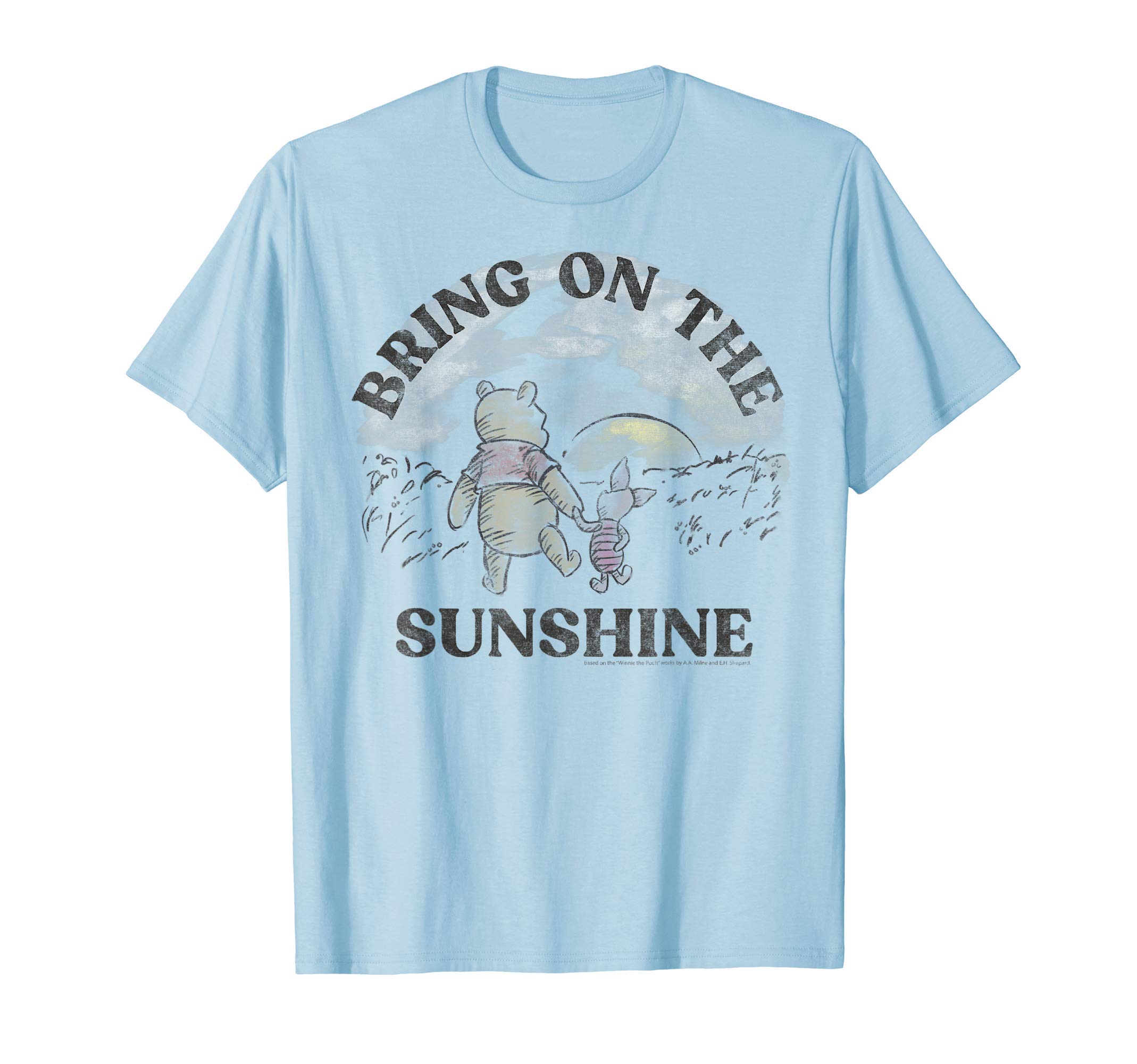 Disney Winnie The Pooh Piglet And Pooh Bring On The Sunshine T-Shirt