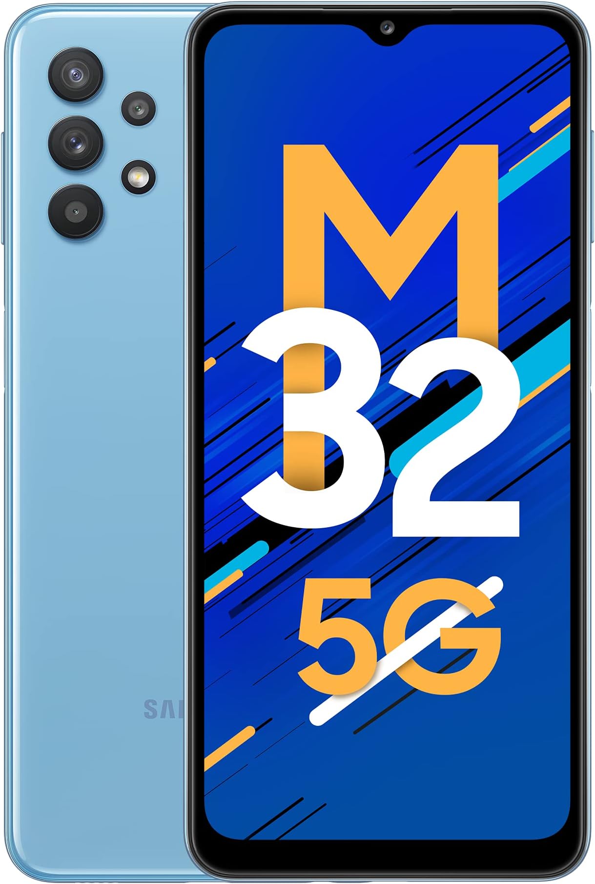 Samsung Galaxy M32 5G (Sky Blue, 8GB RAM, 128GB Storage) | Dimensity 720 Processor | 5000mAh Battery| Knox Security