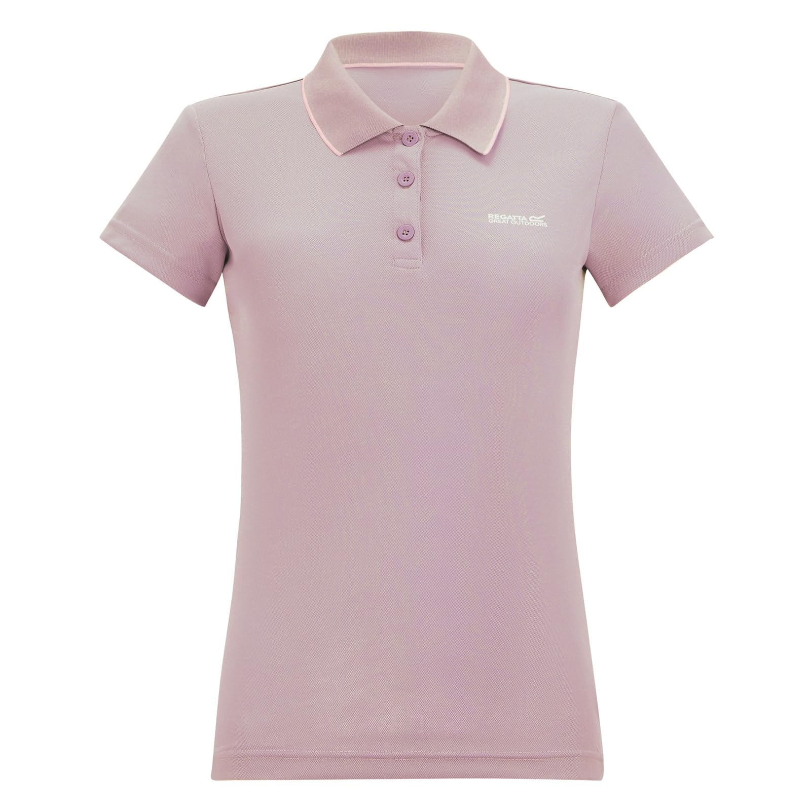 Regatta Women's Powder Lilac Maverick V Polo Shirt Pink
