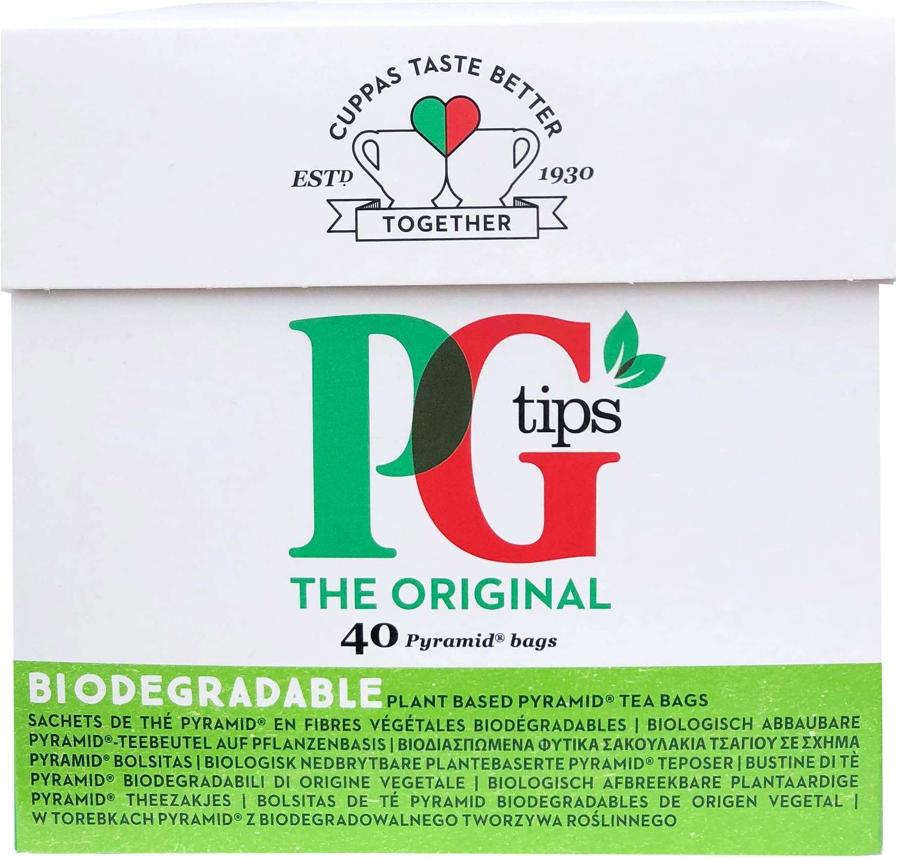 PG TIPS Black Tea 1 x 40pcs, 1 x 110 g