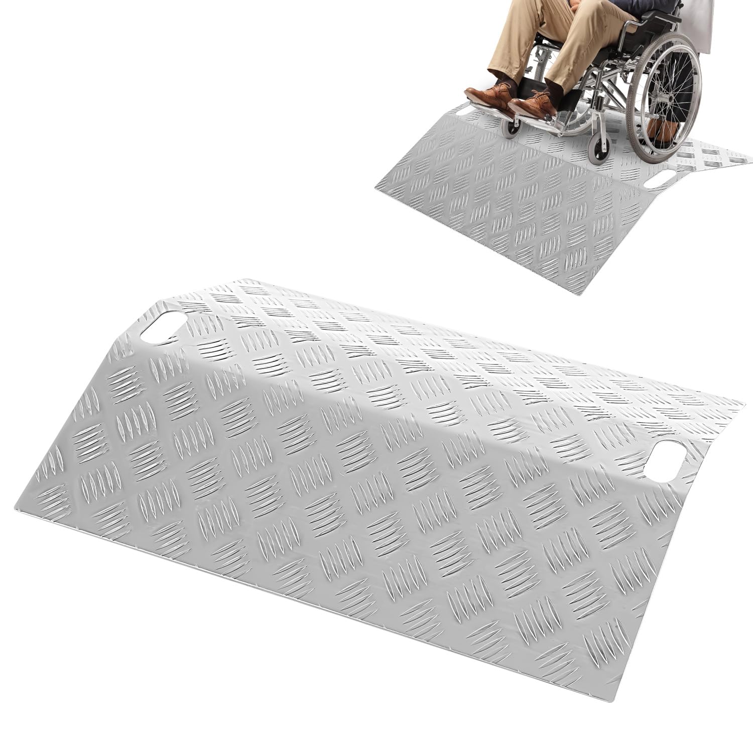 Rampa per soglia della porta, per sedia a rotelle, rampa per soglia, rampa di accesso, rampa a ponte per sedia a rotelle, ponte per soglia, rampa a ponte, rampa per sedia a rotelle in