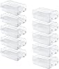 Smartware Set of 10 5 Women & 5 Men White Shoe Boxes
