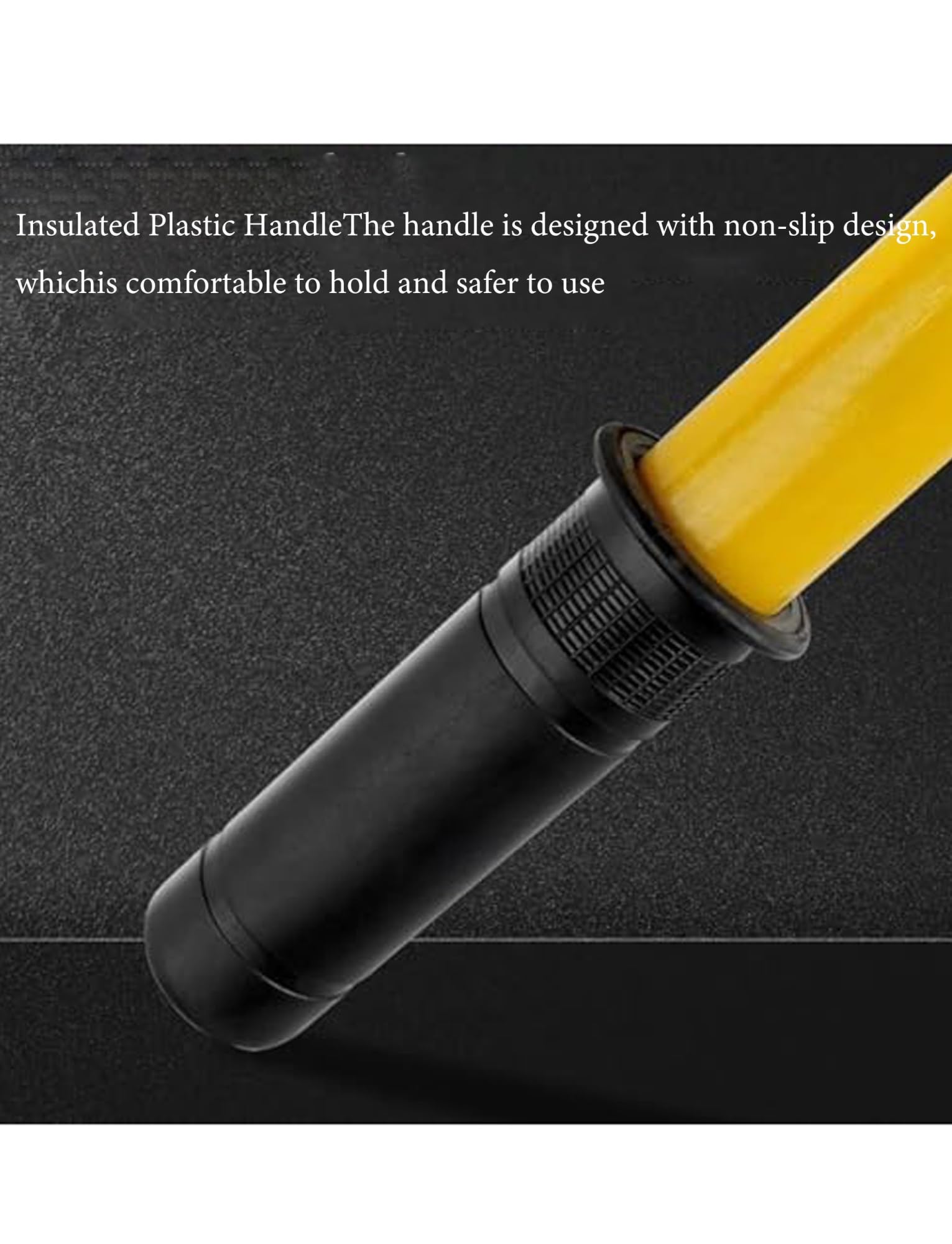 Lightweight Insulated Handle Rescue Hooks With 40cm Opening, 1m 1.5m 2m Long Fiberglass Security Tools Pole Life-Saving Pull Rod, High Voltage Insulated Rescue Hook(1m/3.3ft)(Yellow,2m/6.6ft)