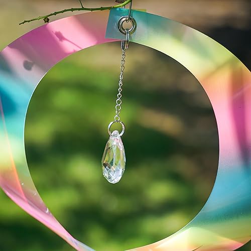 Miniatura 49 de In the Breeze Mylar Spinner Silver Sparkle Sparkle Sprite — 32 pulgadas de largo Sprite plateado brillante