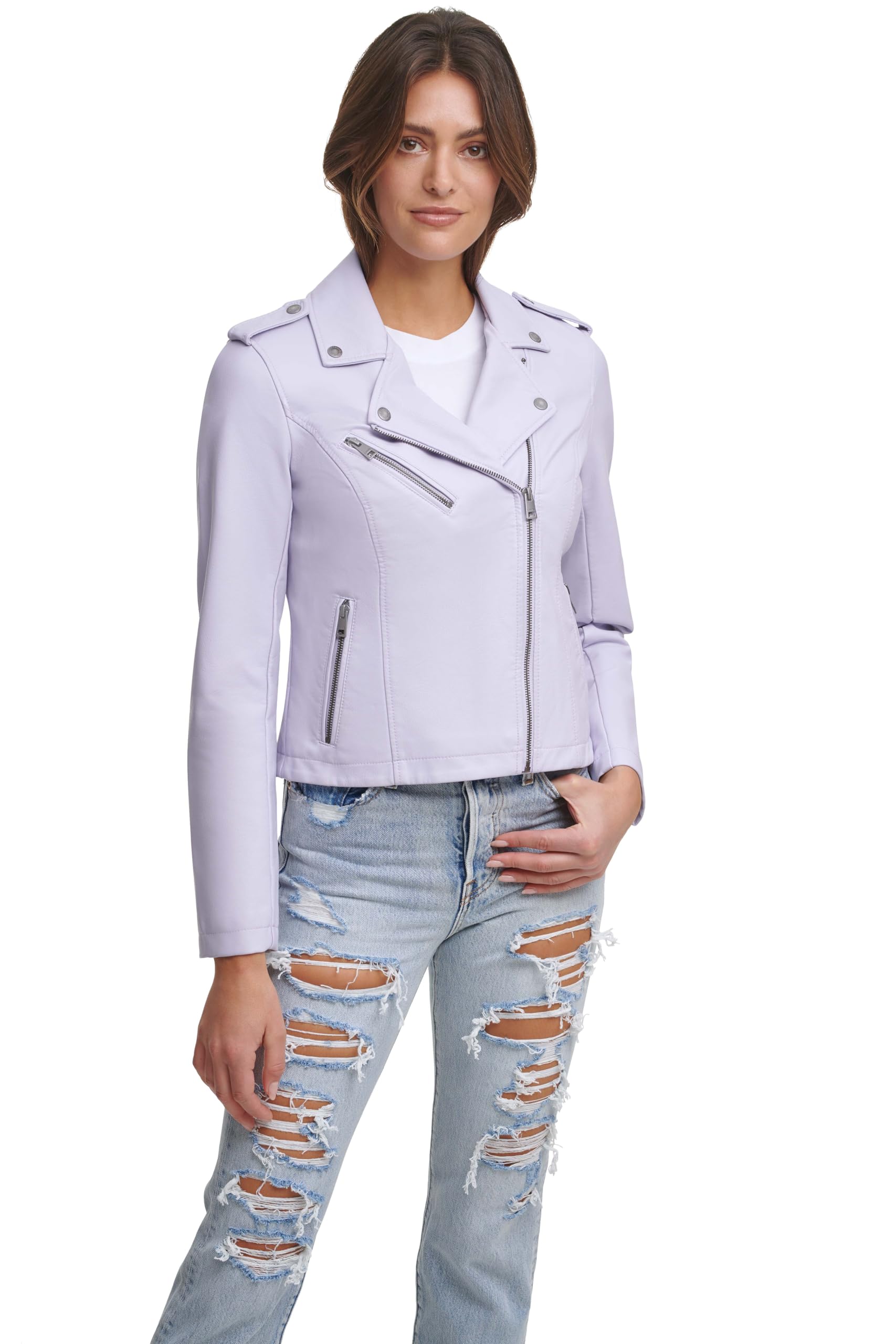 Levi's® Classic Asymmetrical Faux Leather Motorcycle Jacket
