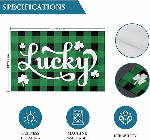 Vista 13 de Juego de 6 manteles individuales rojos para el día de San Valentín, diseño de corazón de San Valentín, resistentes al calor, lavables, manteles