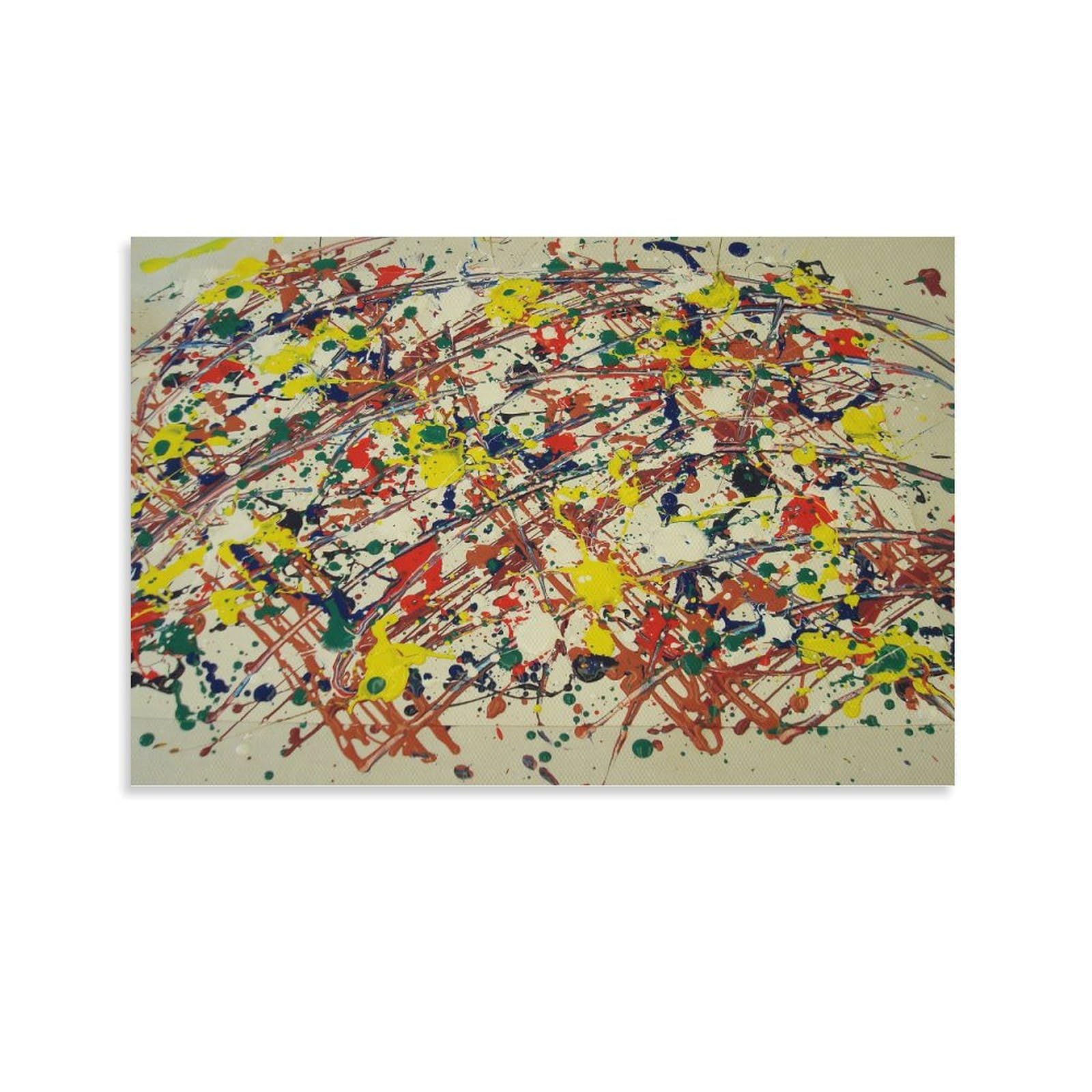 ジャクソン・ポロック（Jackson Pollock）アート作品 版画作品（シルク Pollock）】 ジャクソン・ポロック（Jackson 90x60cm その他