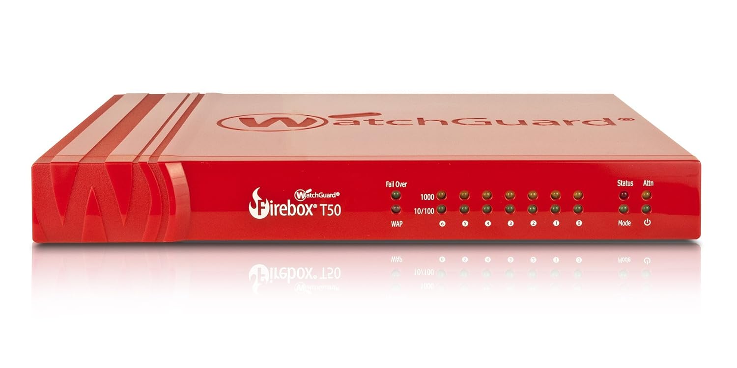 WatchGuard WGT50003US_1 WatchGuard Firebox T50 and 3yr Standard