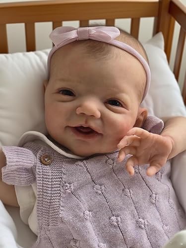 Miniatura 3 de Anano Muñecas de bebé Reborn realistas de 20 pulgadas, 19.7 in, tamaño real, hechas a mano, muñeca realista de bebé de tela suave, muñecas Reborn