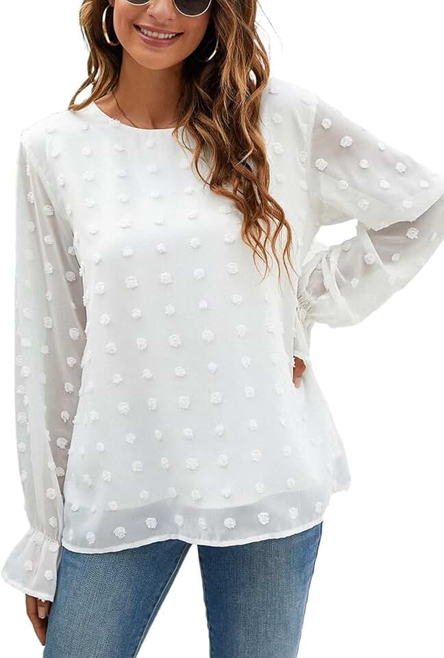 chiffon long sleeve blouse