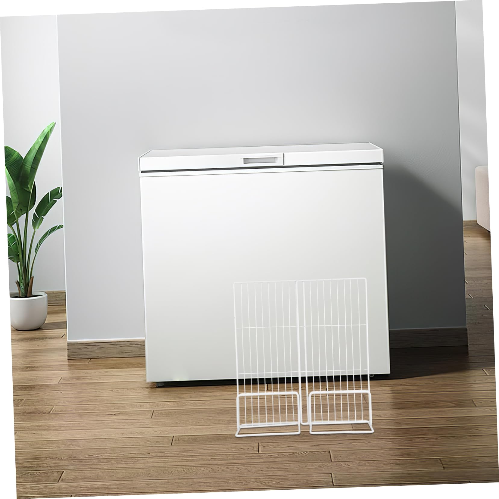 Partición del Congelador Organizador Divisor Multiusos para Refrigerador Separador de Estantes de Plástico para Organizar Alimentos Heladera