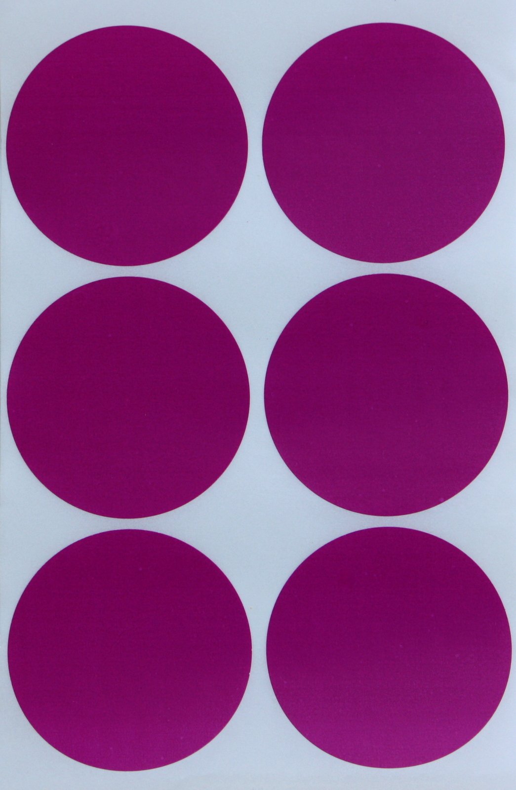 50 Runde Aufkleber Dunkelviolett – 50 Mm Durchmesser, Selbstklebend, Für Basteln & Dekoration