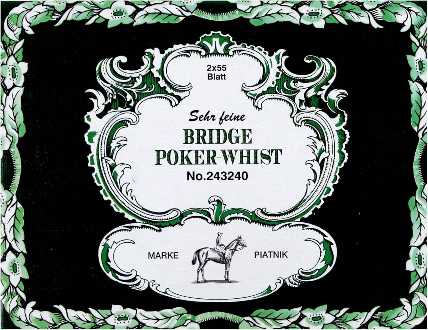 Karty 2 talie - Liście dębu Bridge Poker Whist