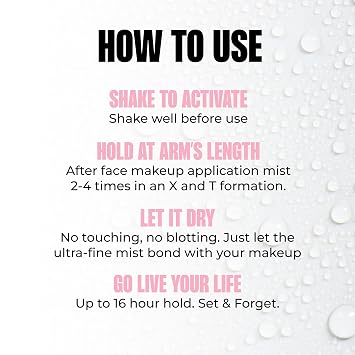 MCoBeauty All Dayer 16 Hour Makeup Setting Spray, Natural Glow Finish