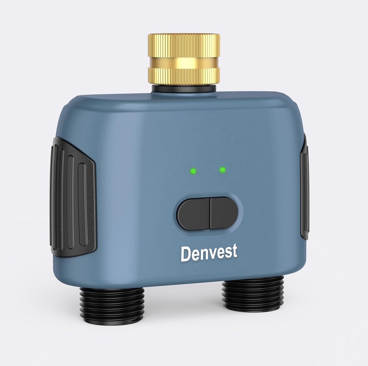 WiFi Water Timer for Garden Hose with Brass Inlet,Smart Hose Timer with WiFi Hub, APP & Voice Control,Up to 20 Watering Plans, 2-Zone Sprinkler Drip Irrigation System Controller for Yard Lawn Watering