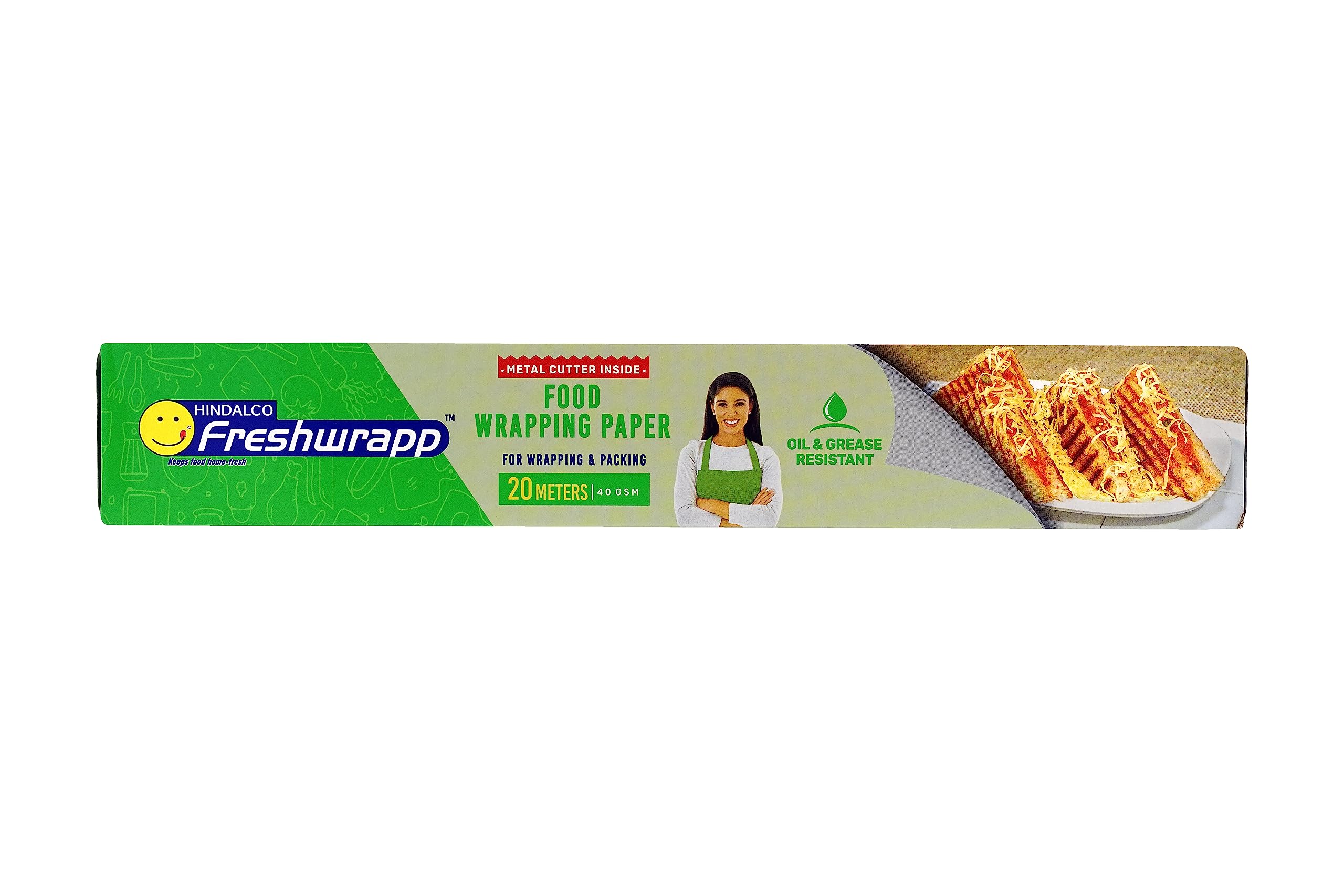 Freshwrapp Greaseproof Food Wrapping Paper (20 Meter) Pack of 2 - Image 5 thumbnail