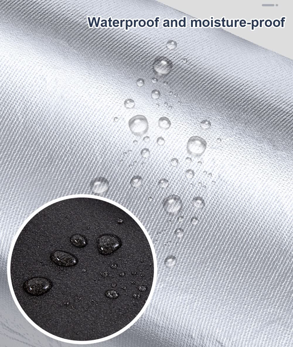 2 Pièces Tuyau Isolation en Papier D'aluminium, Wrap Isolation pour Tuyaux Auto-adhésifs,Tube D'isolation pour Tuyaux en Mousse,Ignifuge, Imperméable,Facile À Installer