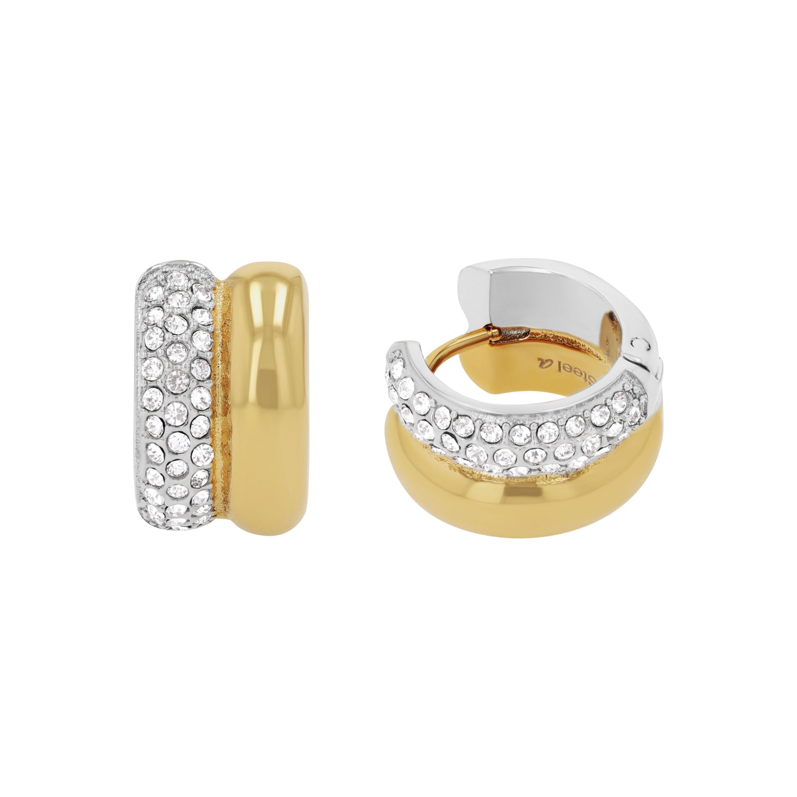 JOOP! Creolen aus Edelstahl für Damen, Ohrschmuck, Gold, Silber, Kommt in Schmuck Geschenk Box, Geschenkidee